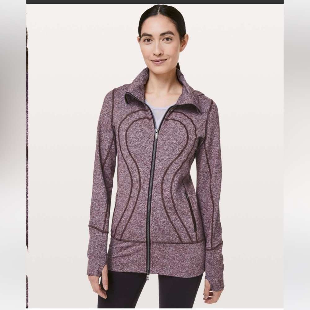 lululemon athletica Purple Marled Full-Zip Jacket